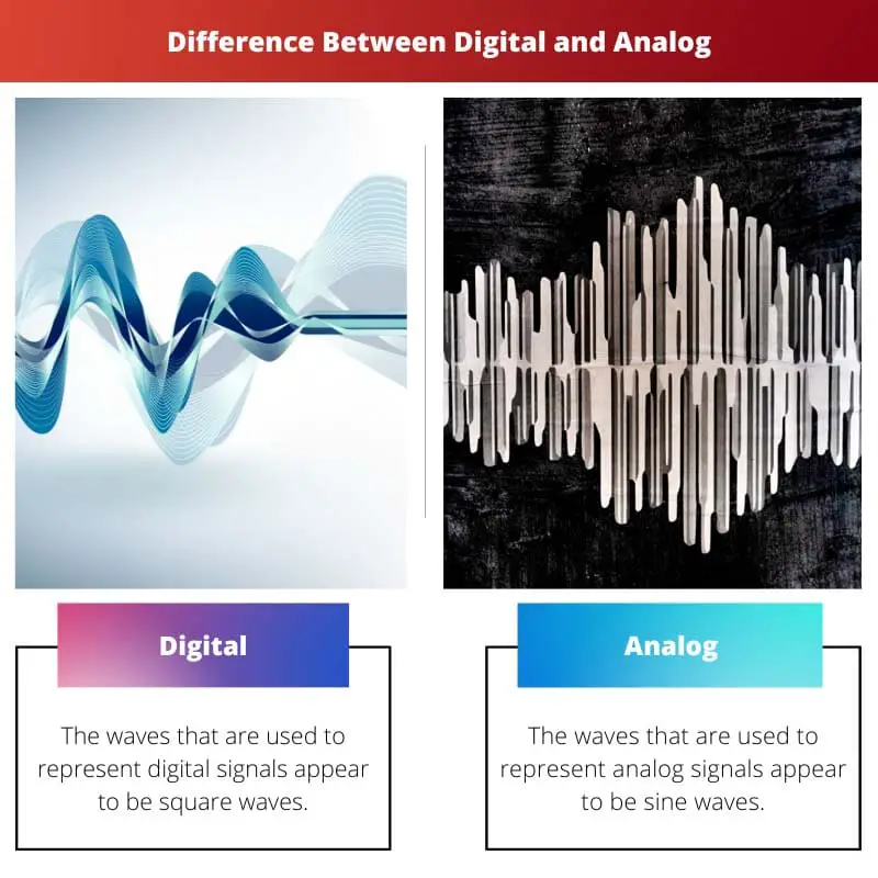 Цифровой против аналогового - разница между цифровым и аналоговым