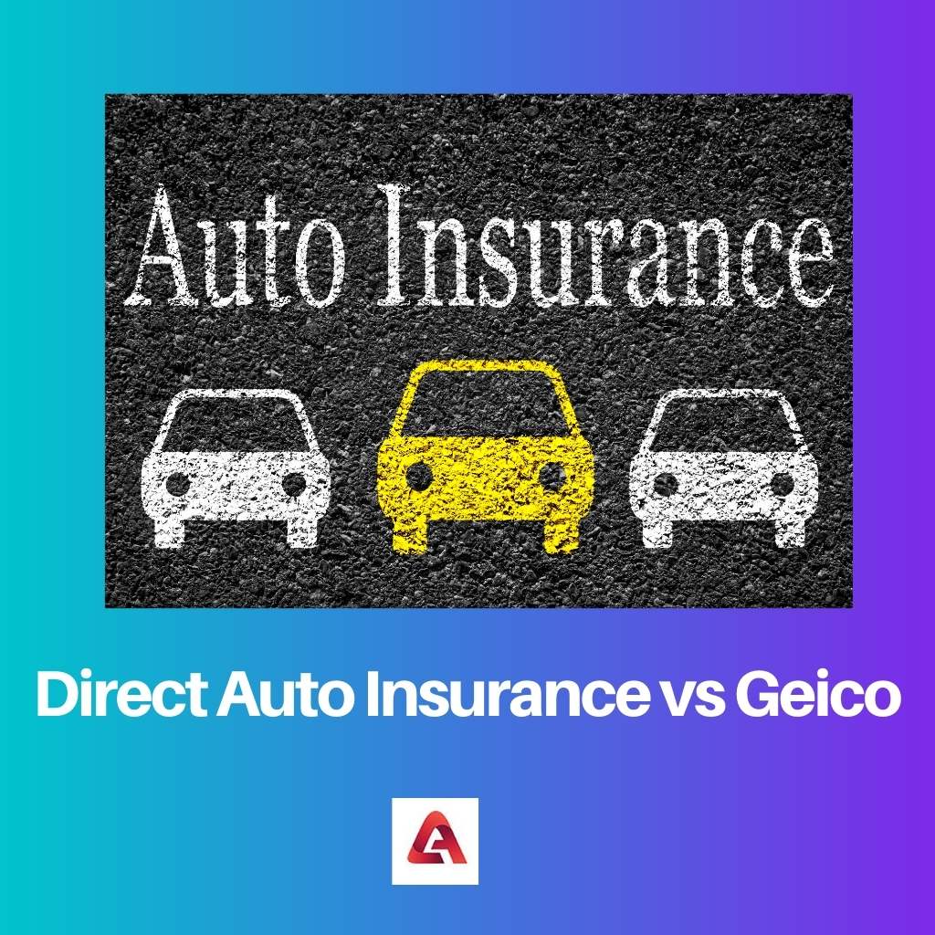 ダイレクト自動車保険 vs Geico