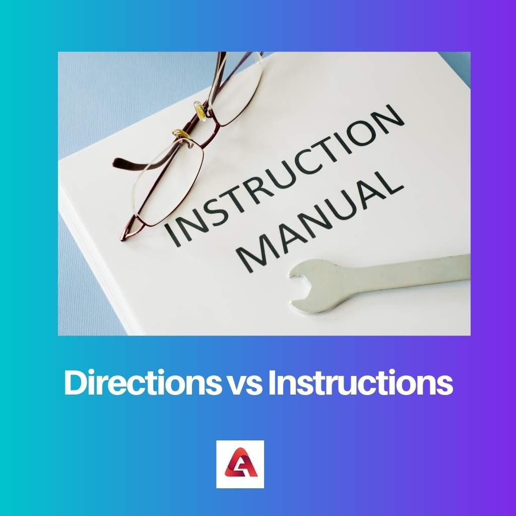 Direcciones vs Instrucciones