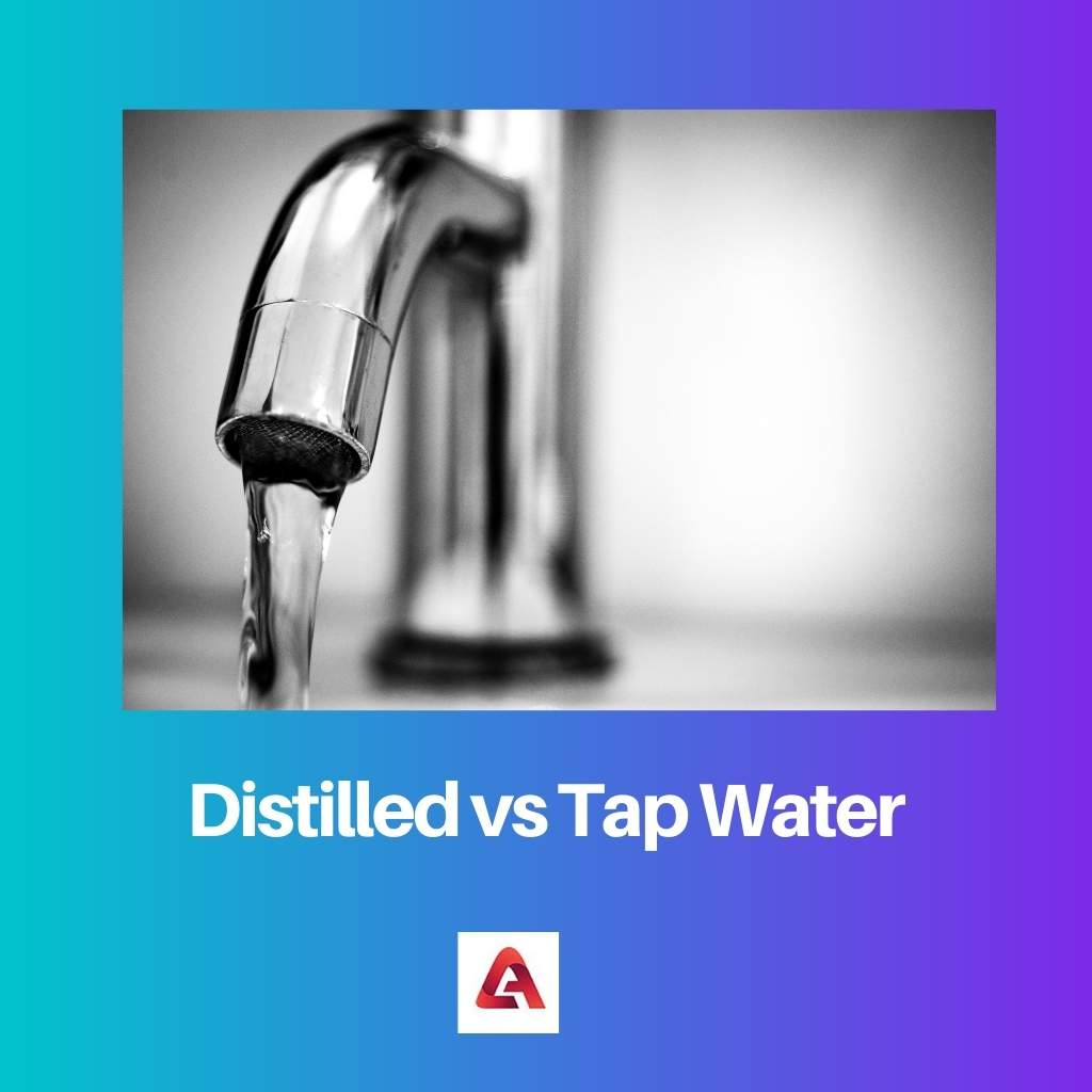 Eau distillée vs eau du robinet