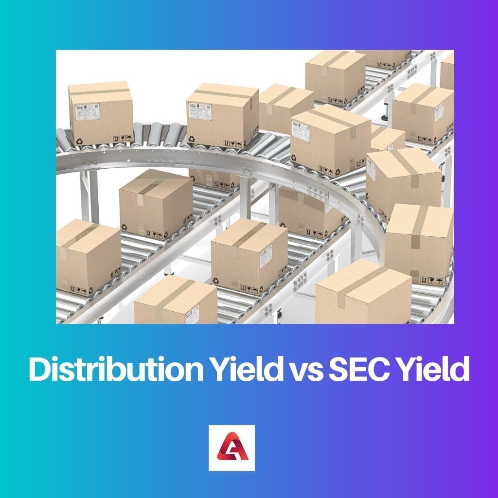 Rendimiento de distribución vs rendimiento SEC