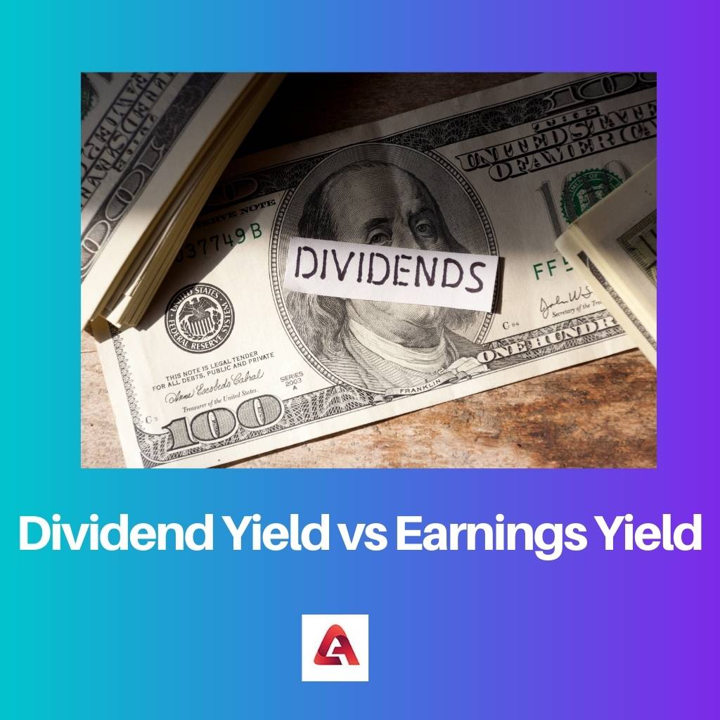 Rendimiento de dividendos vs rendimiento de ganancias