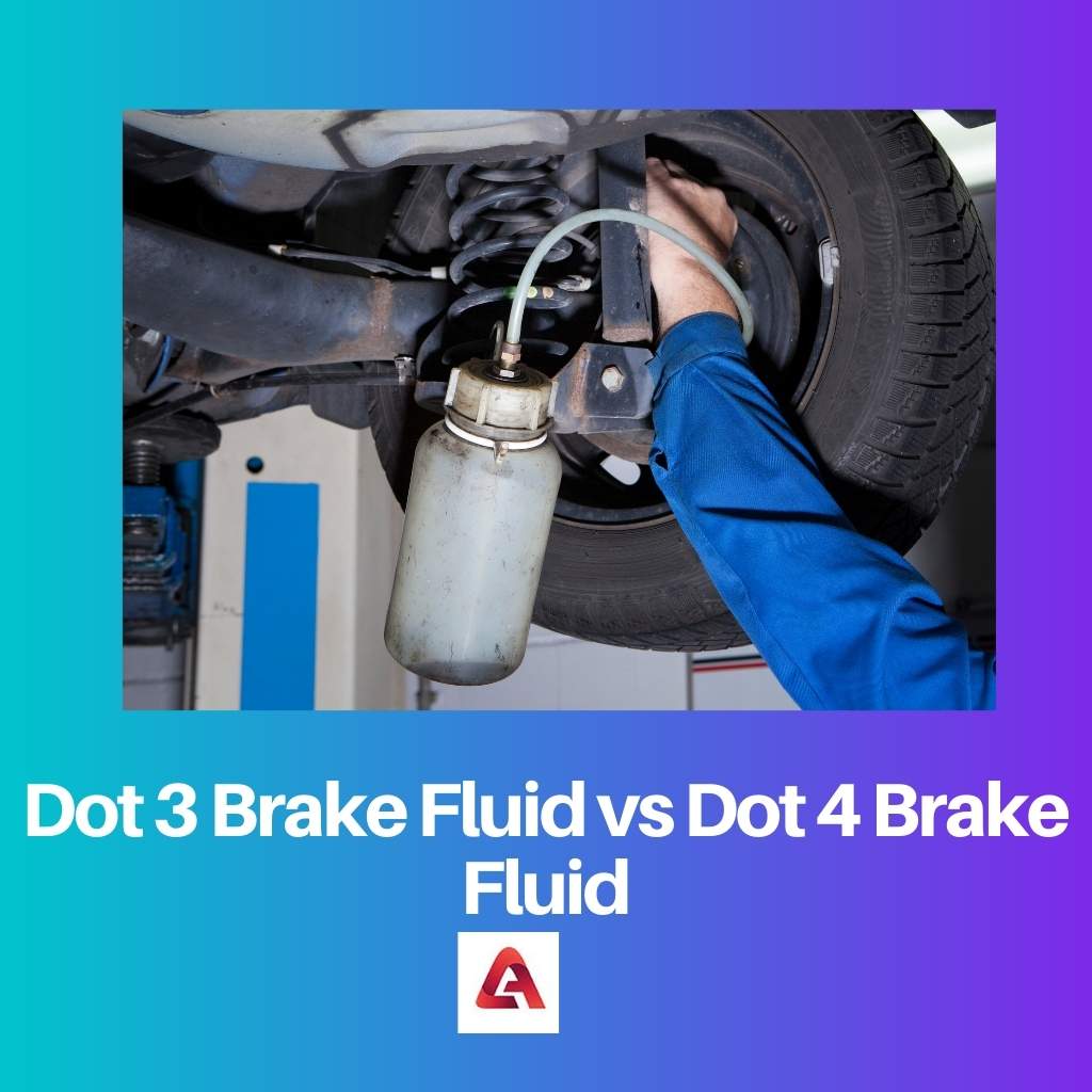 Dot 3 Brake Fluid vs Dot 4 Brake Fluid