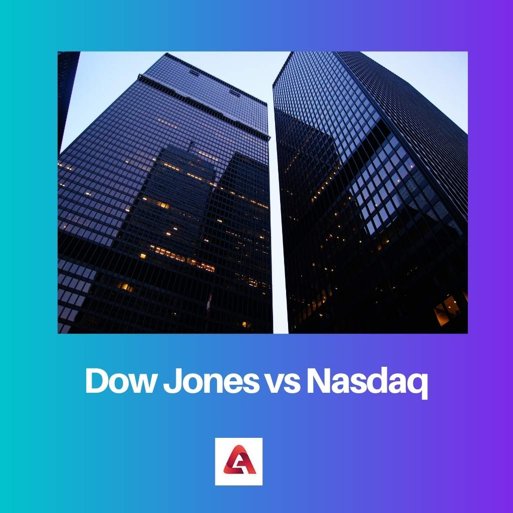 Chỉ số Dow Jones so với Nasdaq