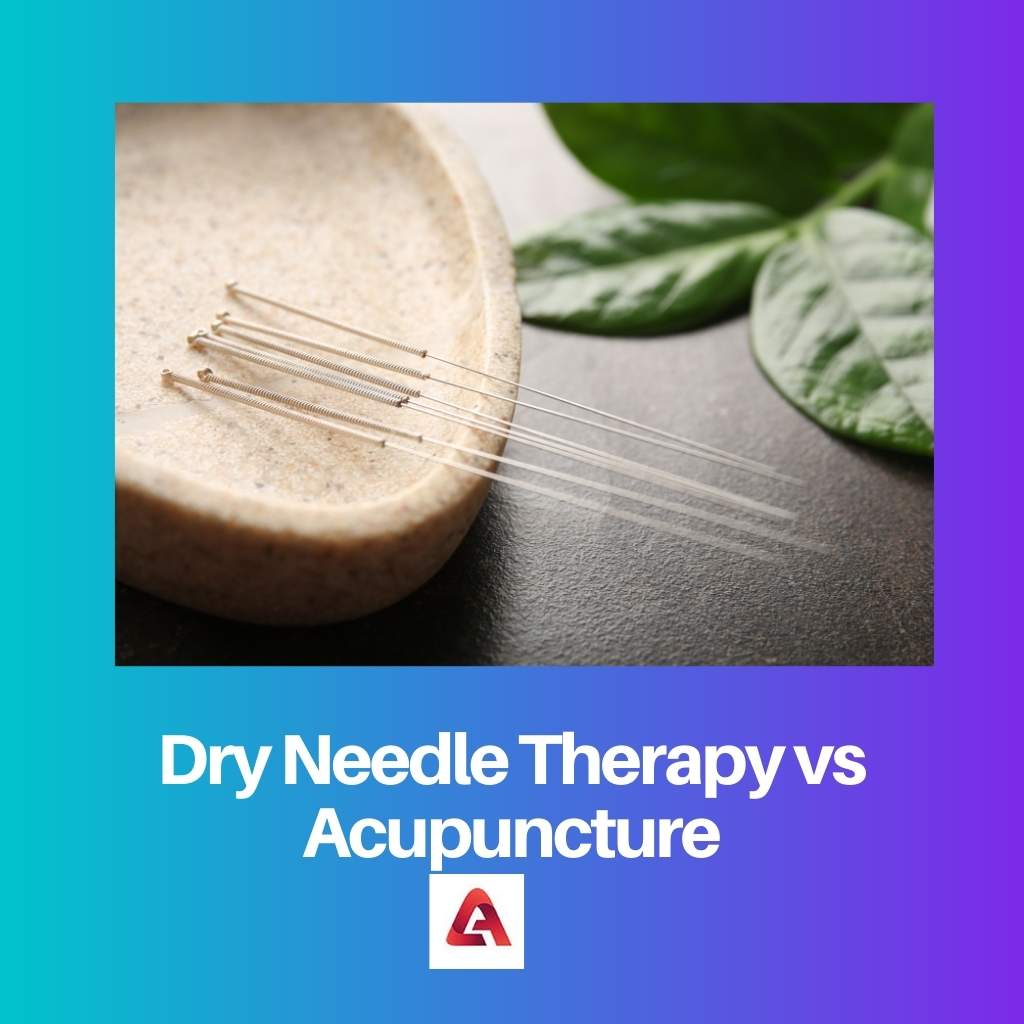 Terapia con aguja seca vs acupuntura