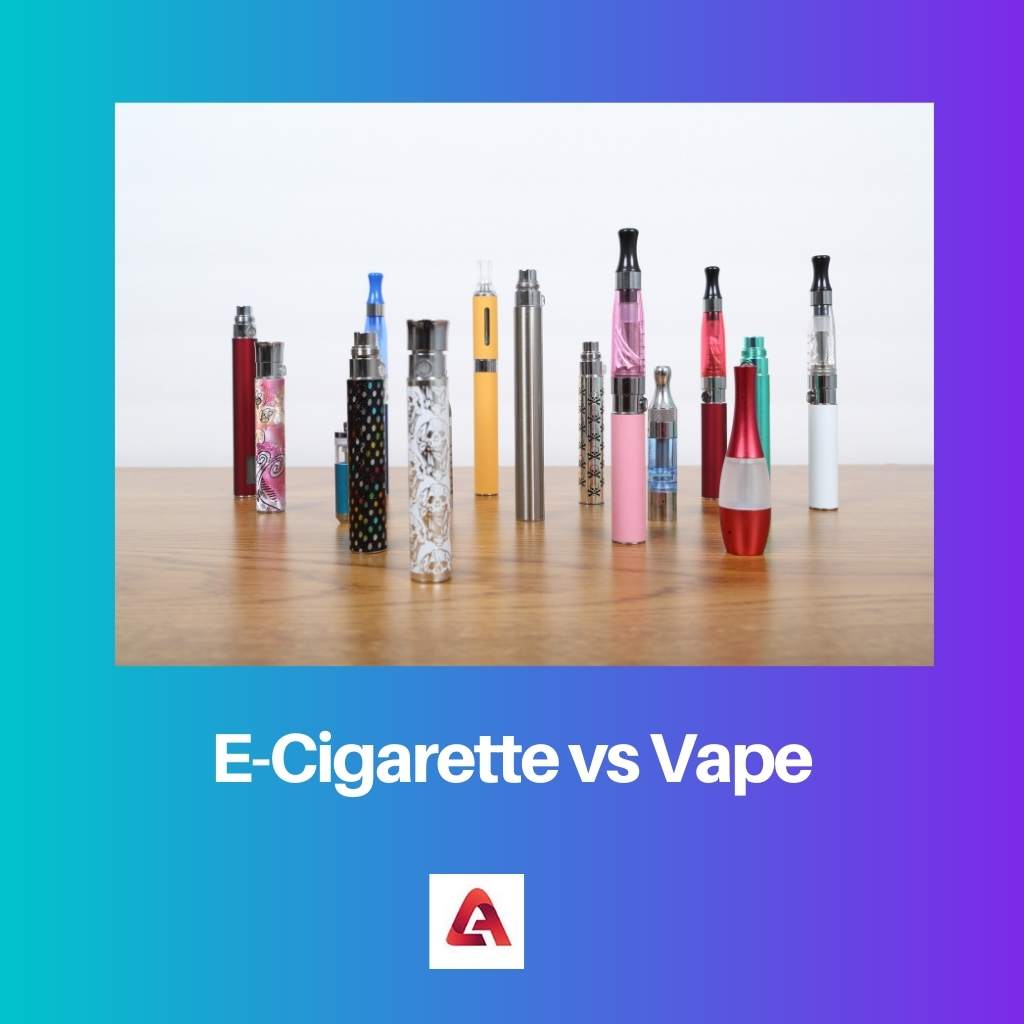 Cigarro E vs Vape