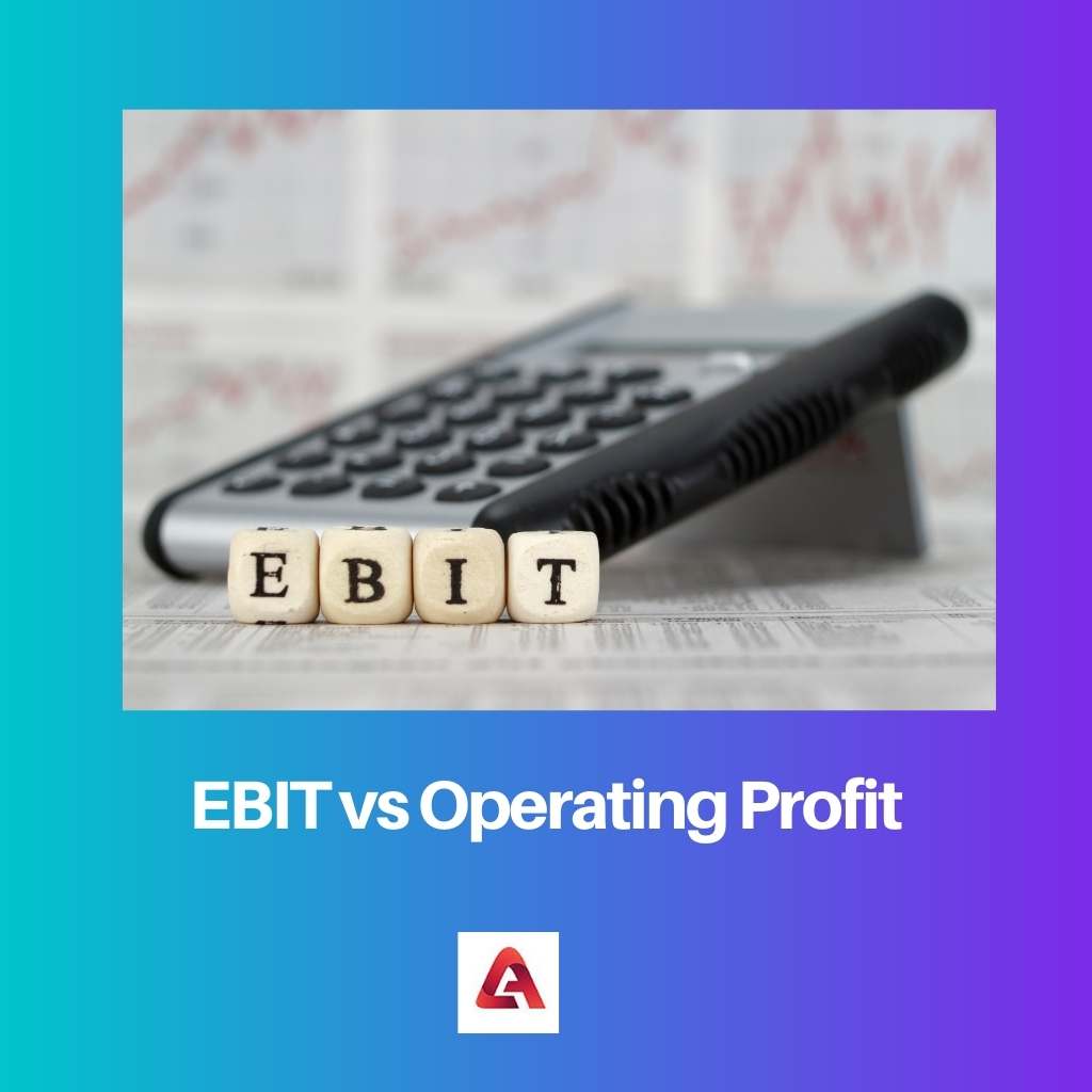 EBIT vs ärikasum