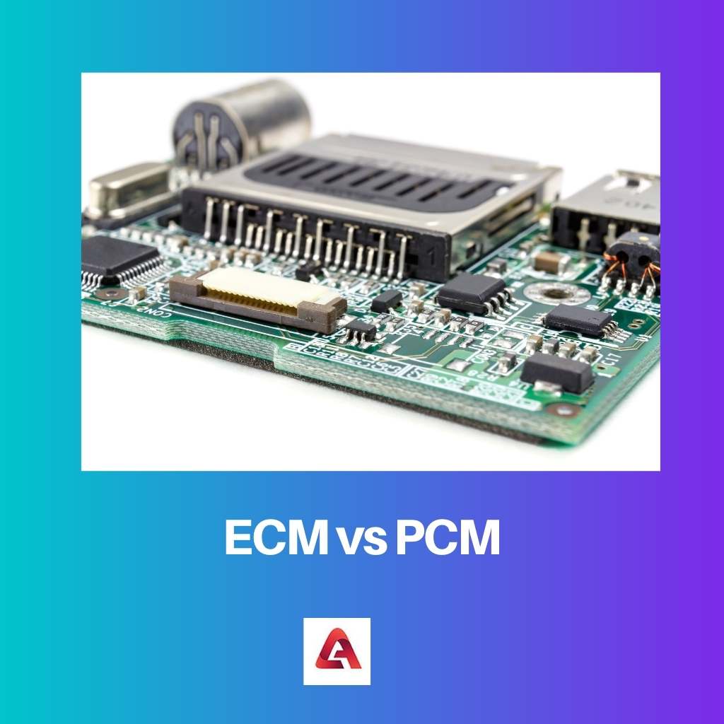 ECM contre PCM 1