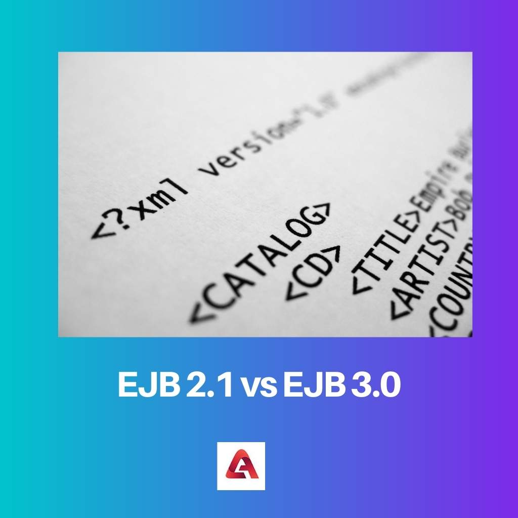 EJB 2.1 frente a EJB 3.0