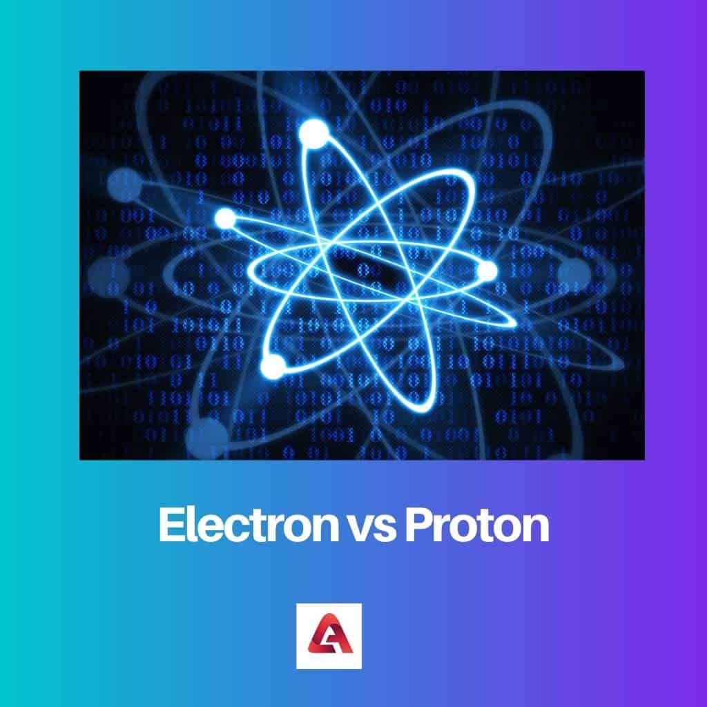 Elektron versus proton