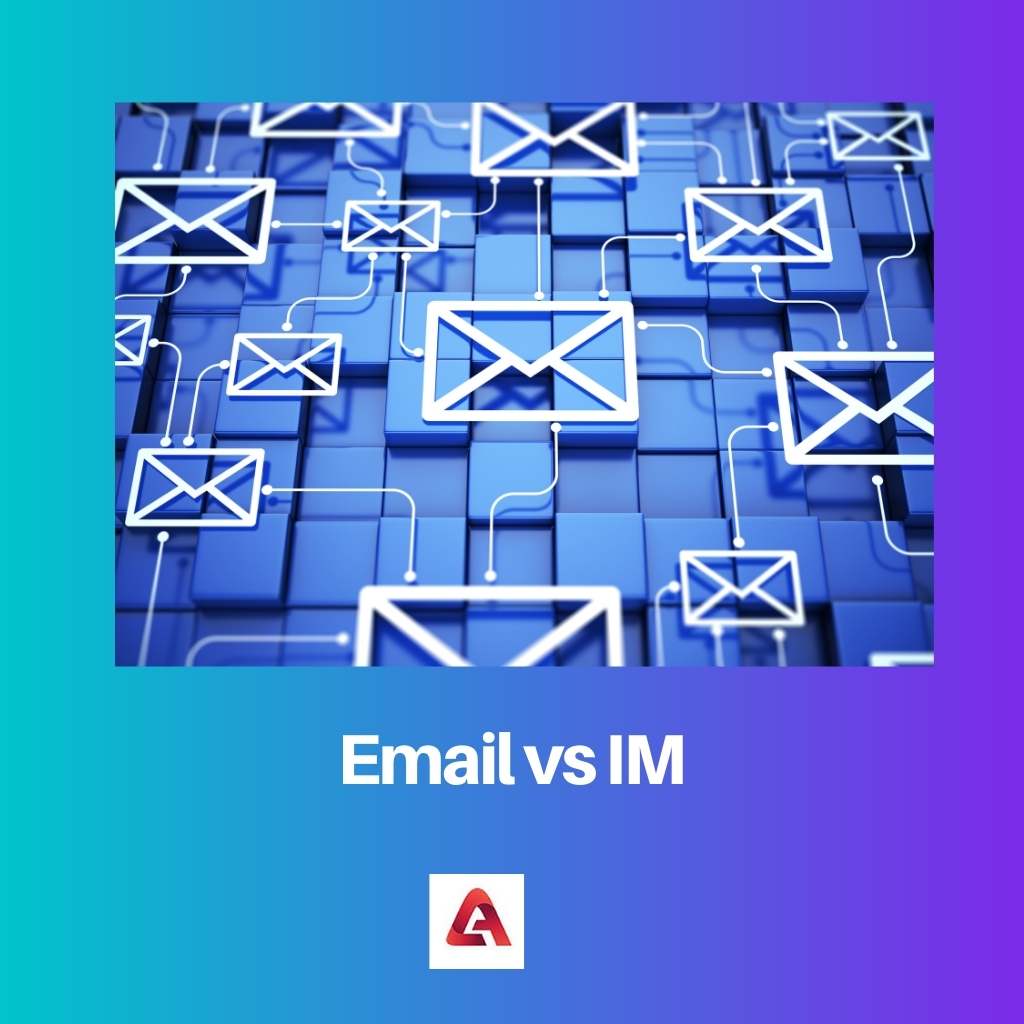 E-Mail vs. IM