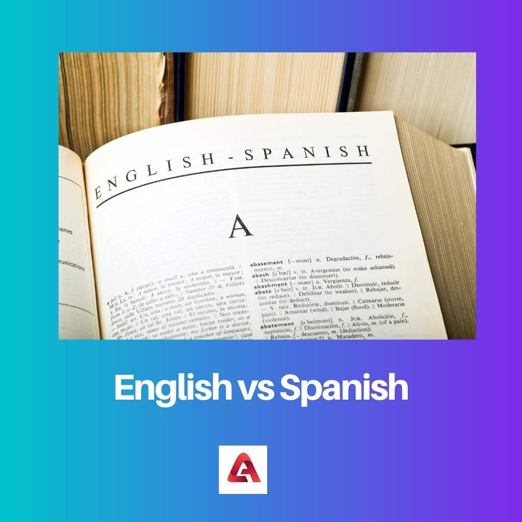 英语与西班牙语