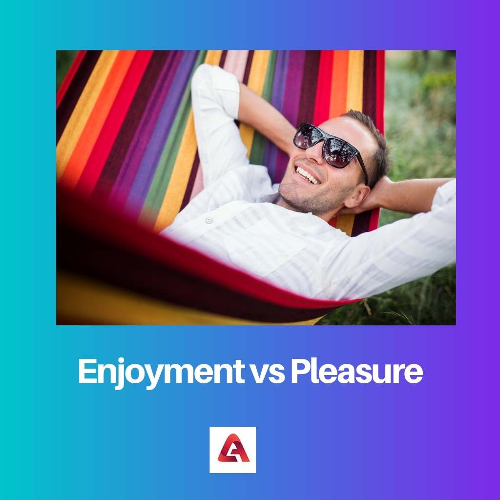 Enjoyment vs Pleasure
