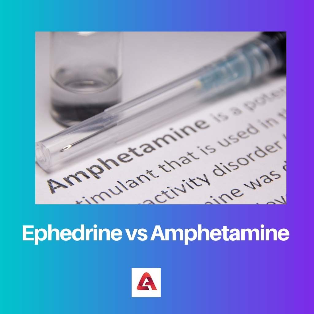 Ефедрин проти амфетаміну
