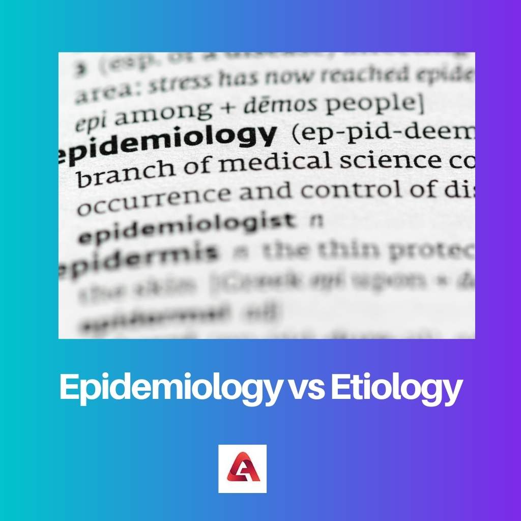 Epidemiología vs Etiología 1