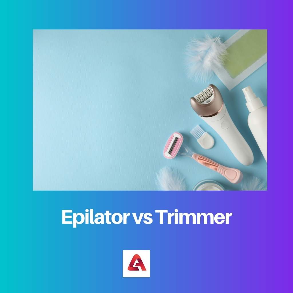 Epilator versus trimmer