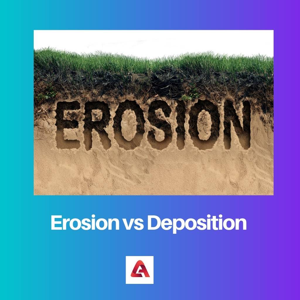 Érosion vs dépôt