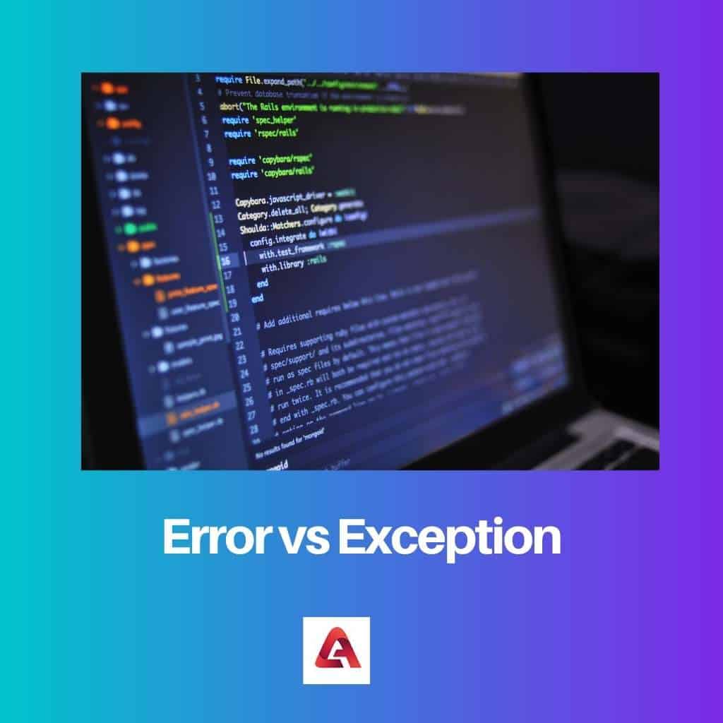 Error vs