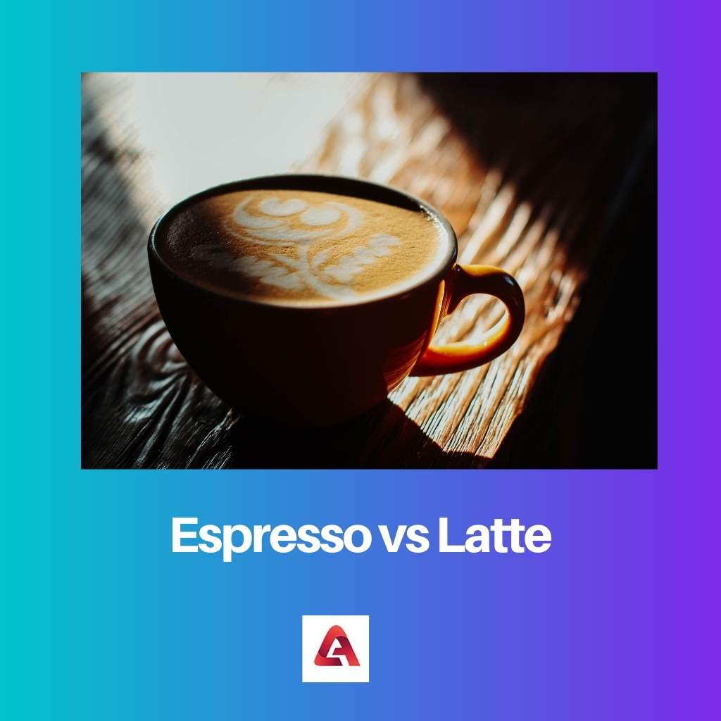 Espresso gegen Latte