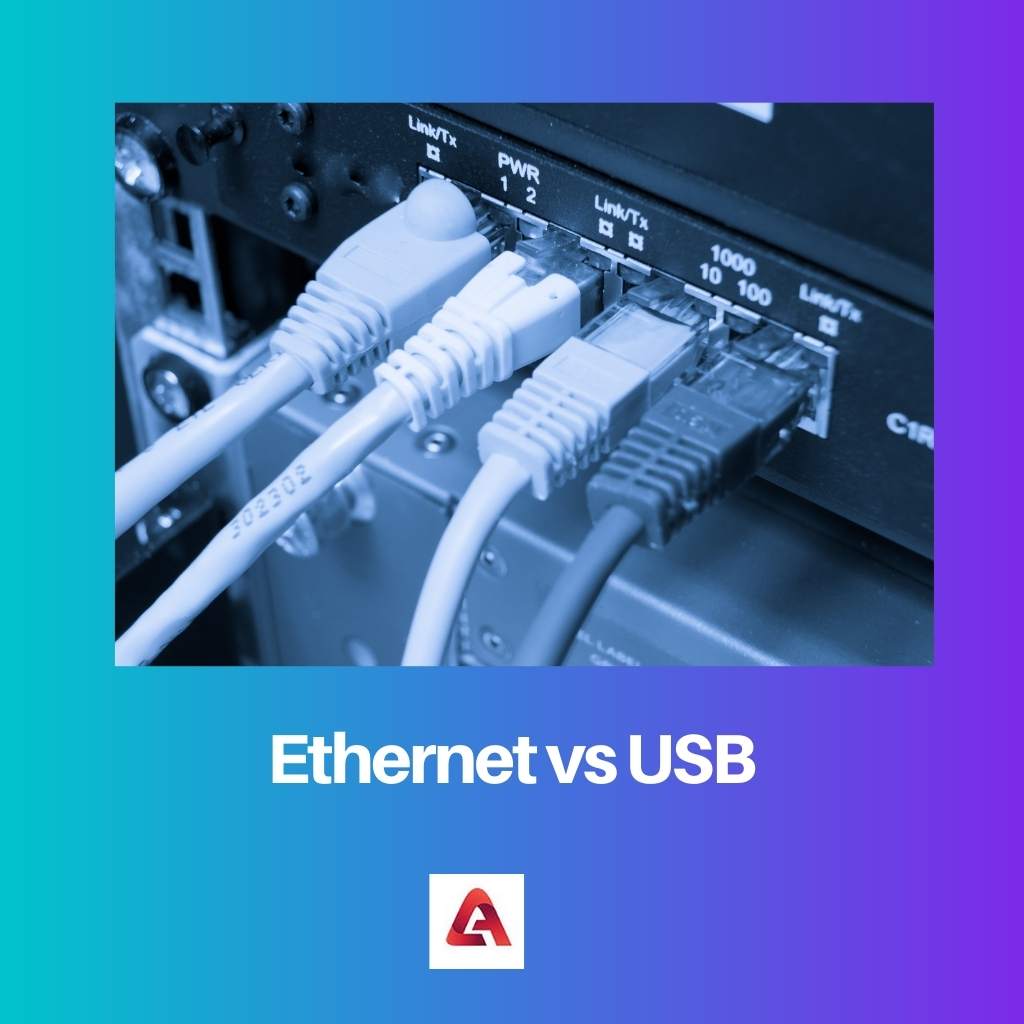 Ethernet frente a USB