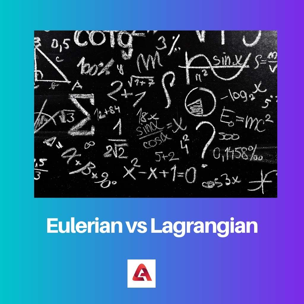 Eulerian vs Lagrangian