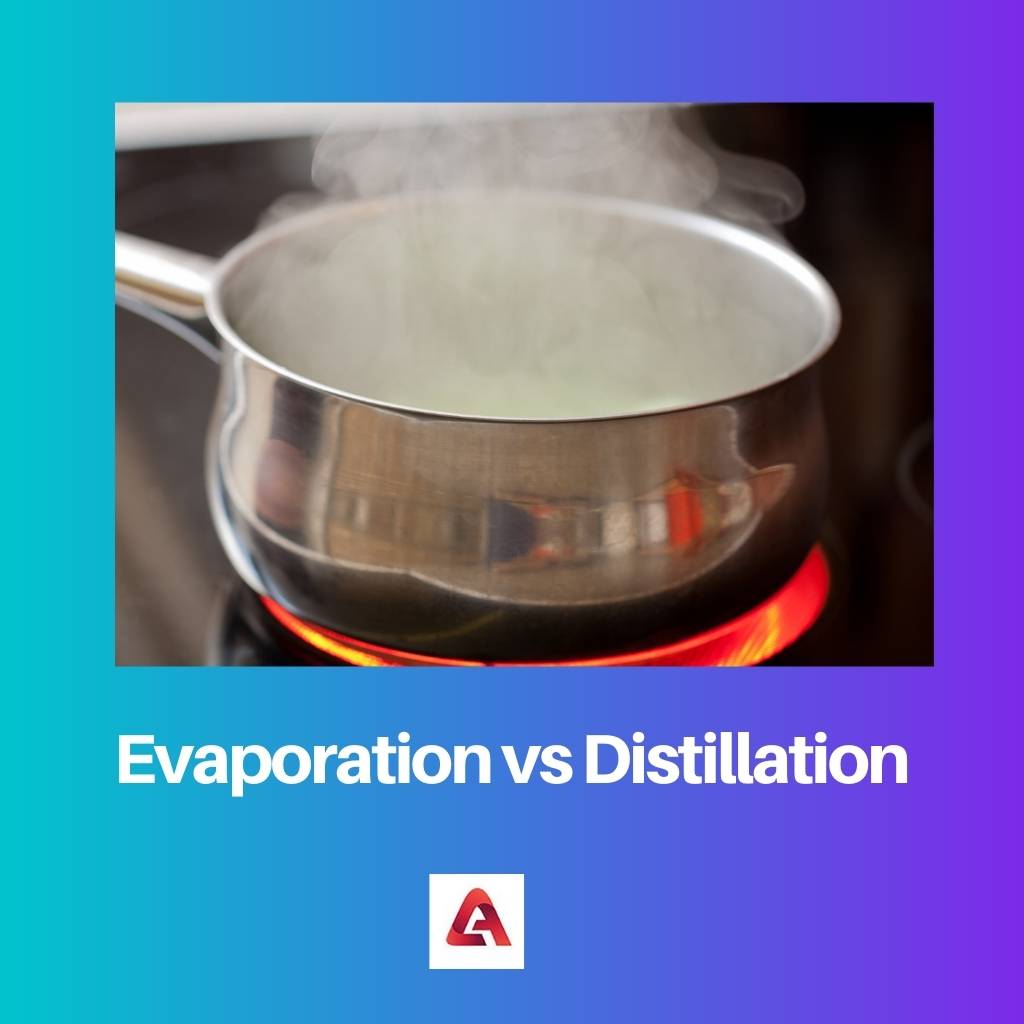 Evaporation vs Distillation