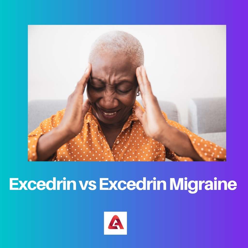 Excedrin vs Excedrin migrain