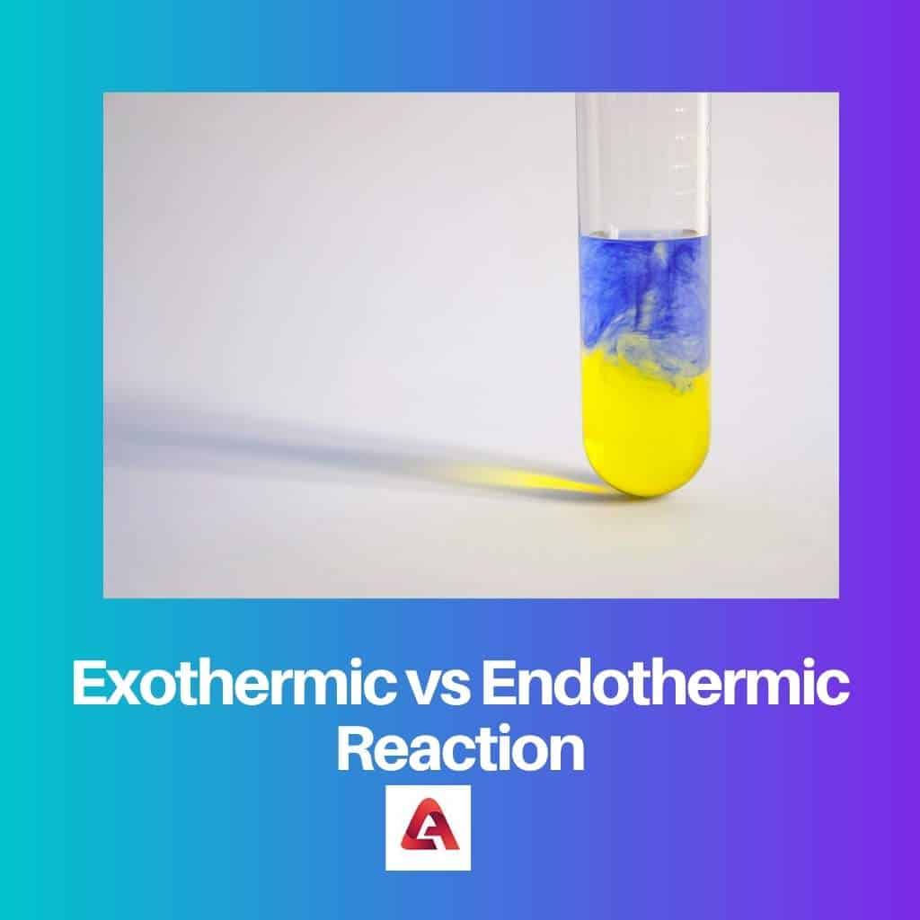 Eksotermiskā vs endotermiskā reakcija