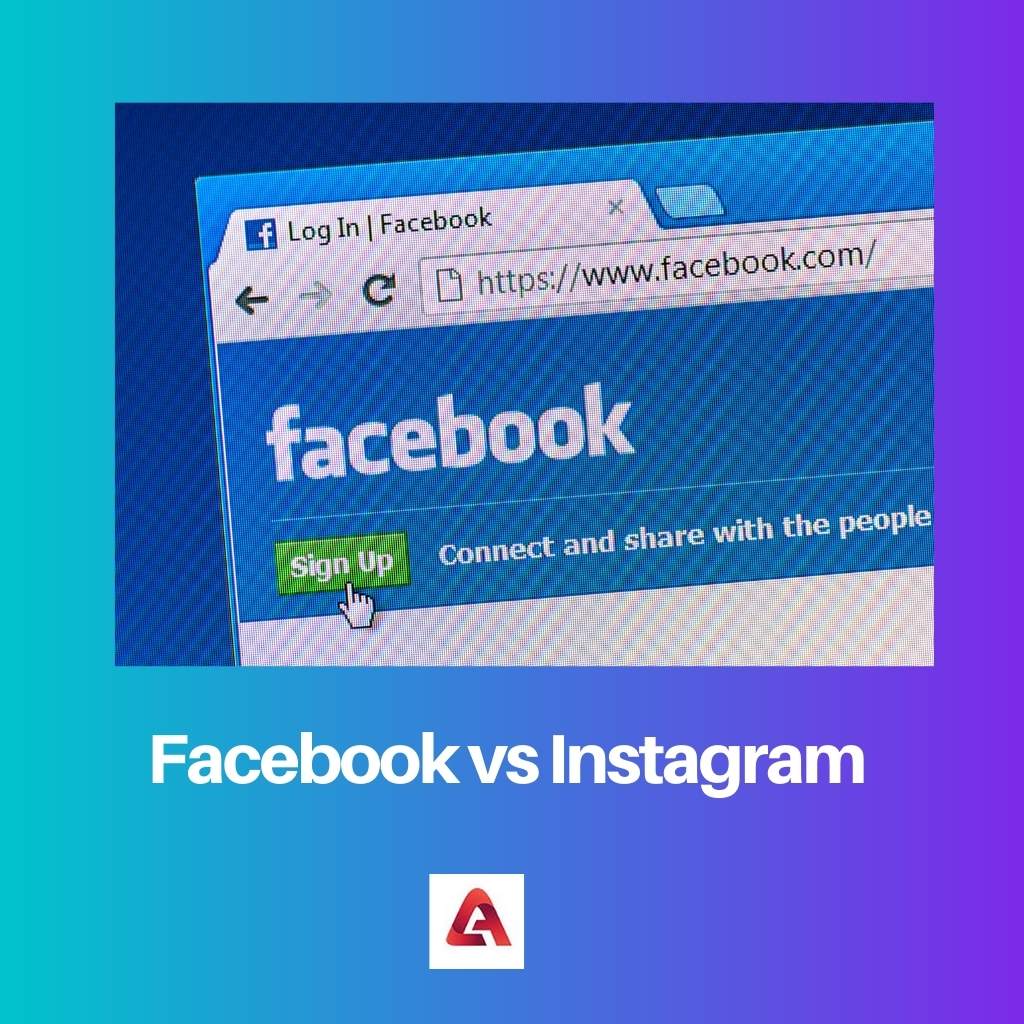 Facebook contre Instagram