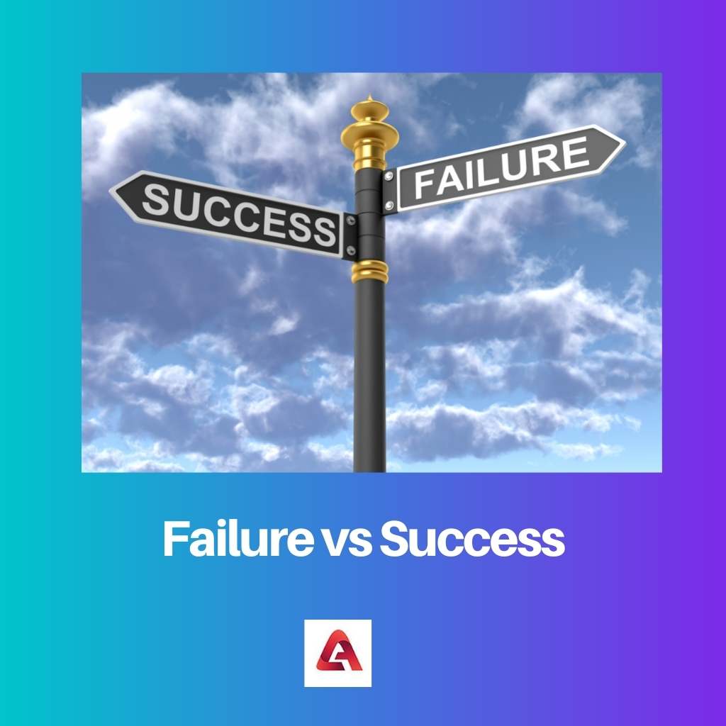Scheitern vs. Erfolg