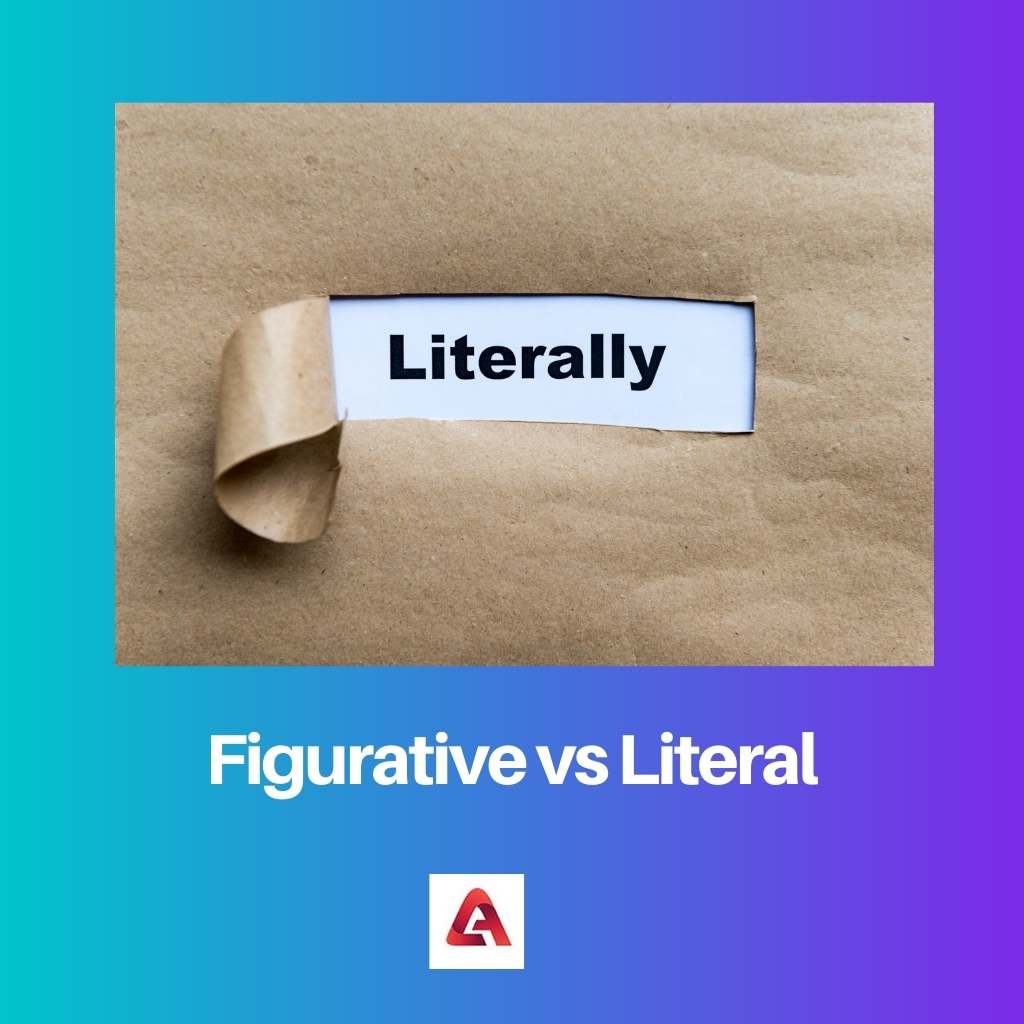 Figurative vs Literal