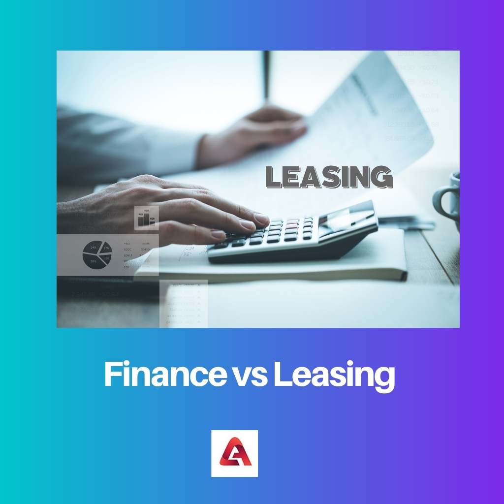 Finansiering vs Leasing