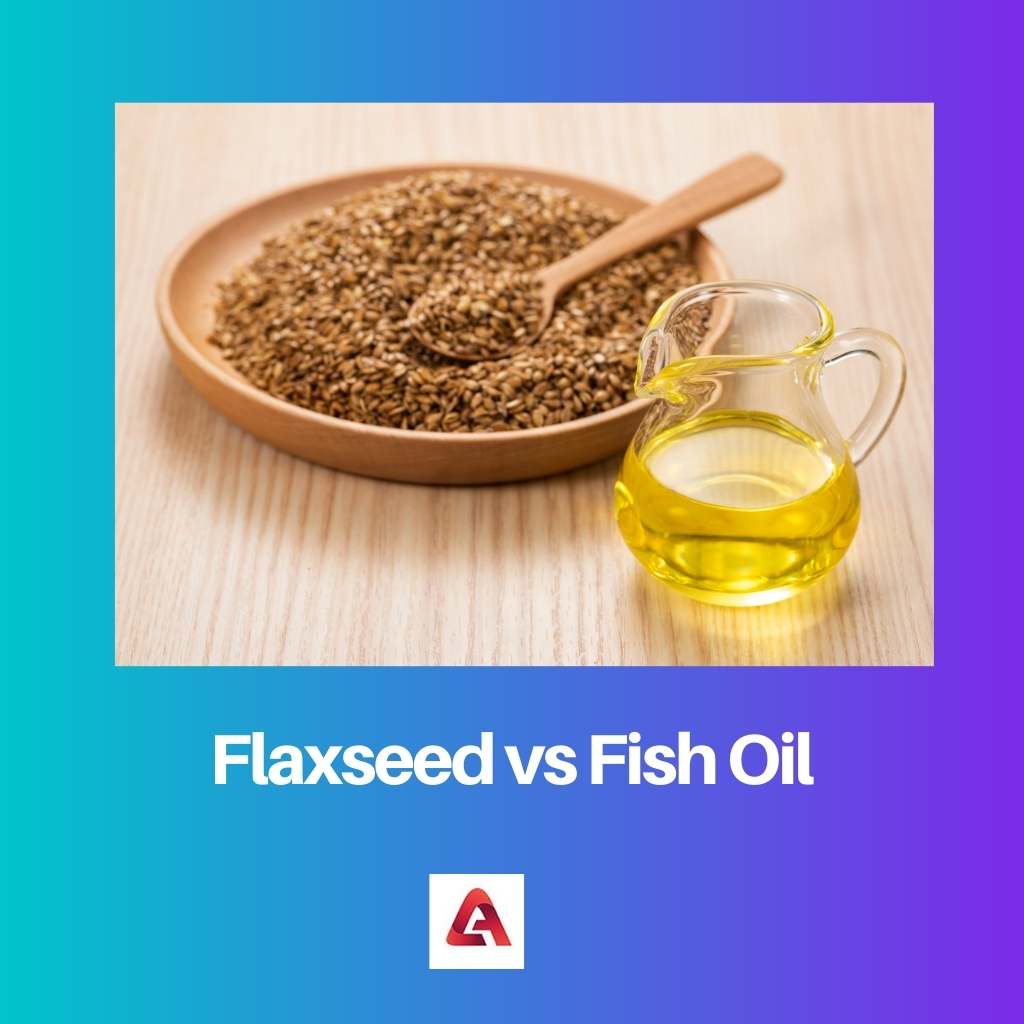 Flaxseed vs Fish Oil