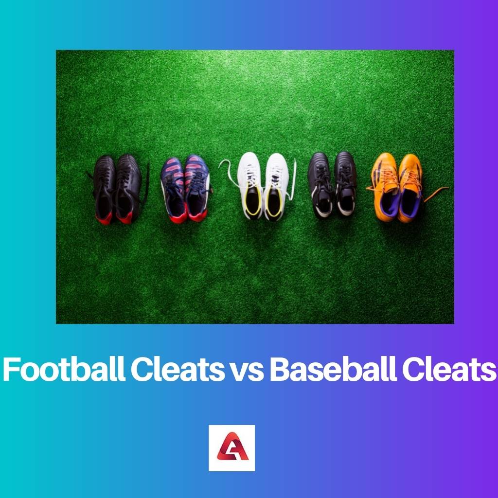Football Cleats vs Baseball Cleats