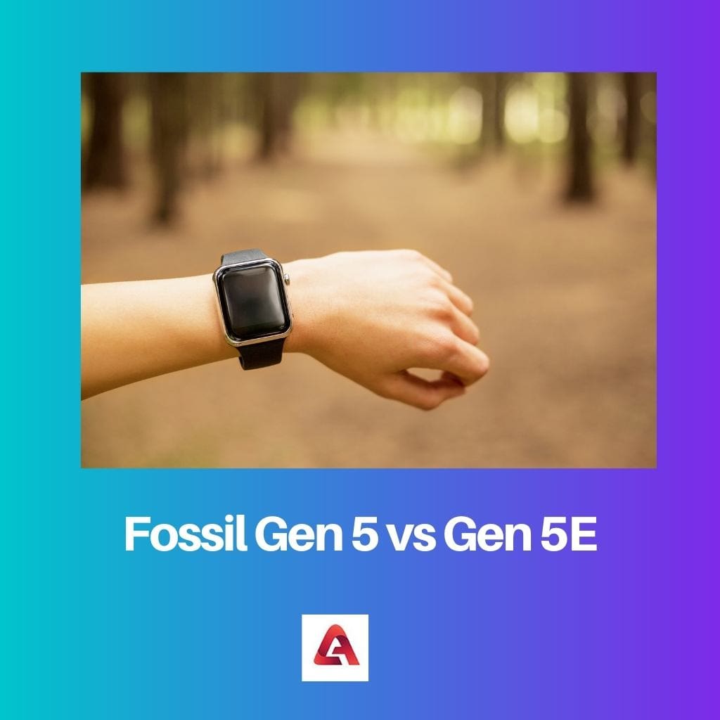 Fossil Gen 5 vs Gen 5E