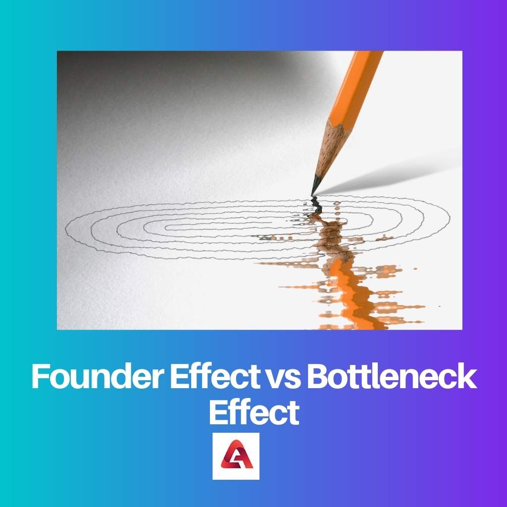 Founder Effect vs Bottleneck Effect