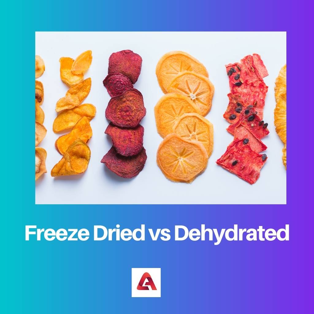 Freeze Dried vs Dehydrated