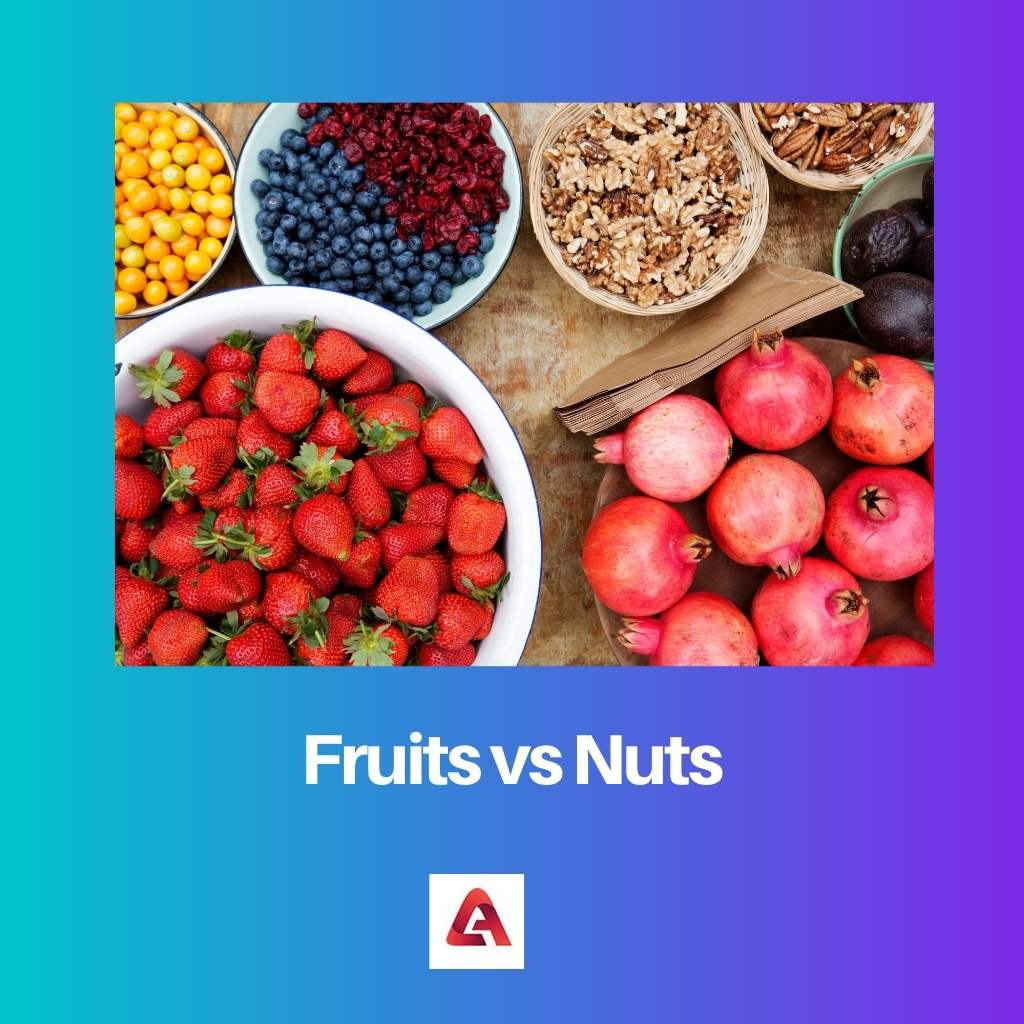 Frugt vs nødder