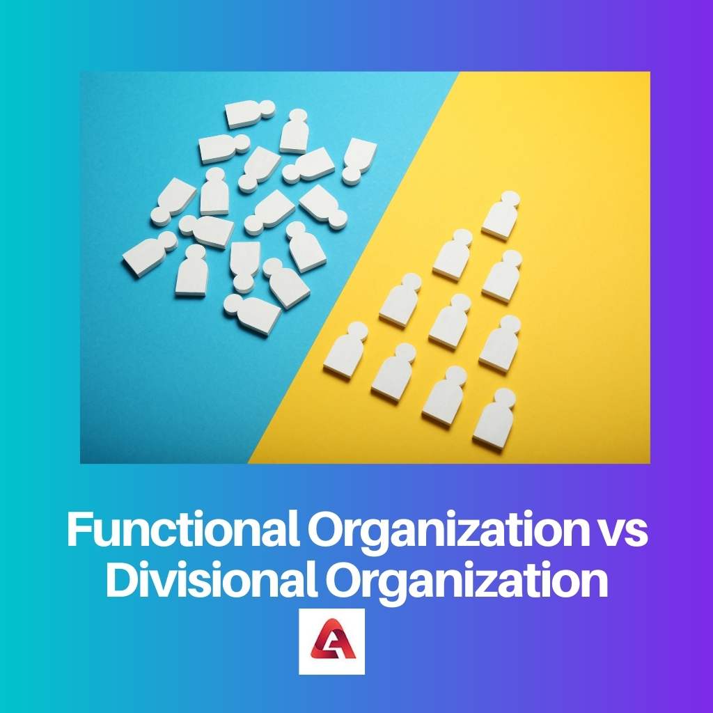 Funktsionaalne organisatsioon vs jaotatud organisatsioon