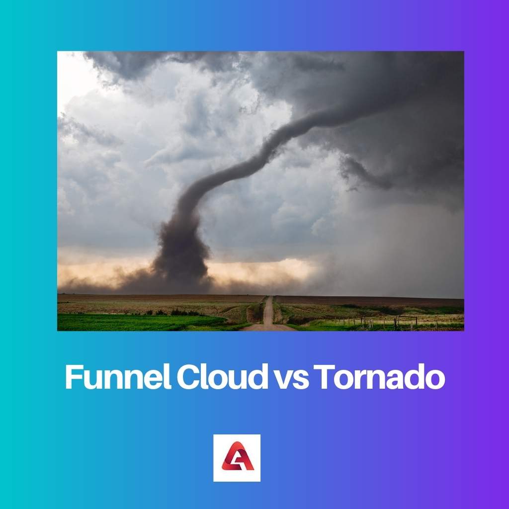 Funnel Cloud vs Tornado