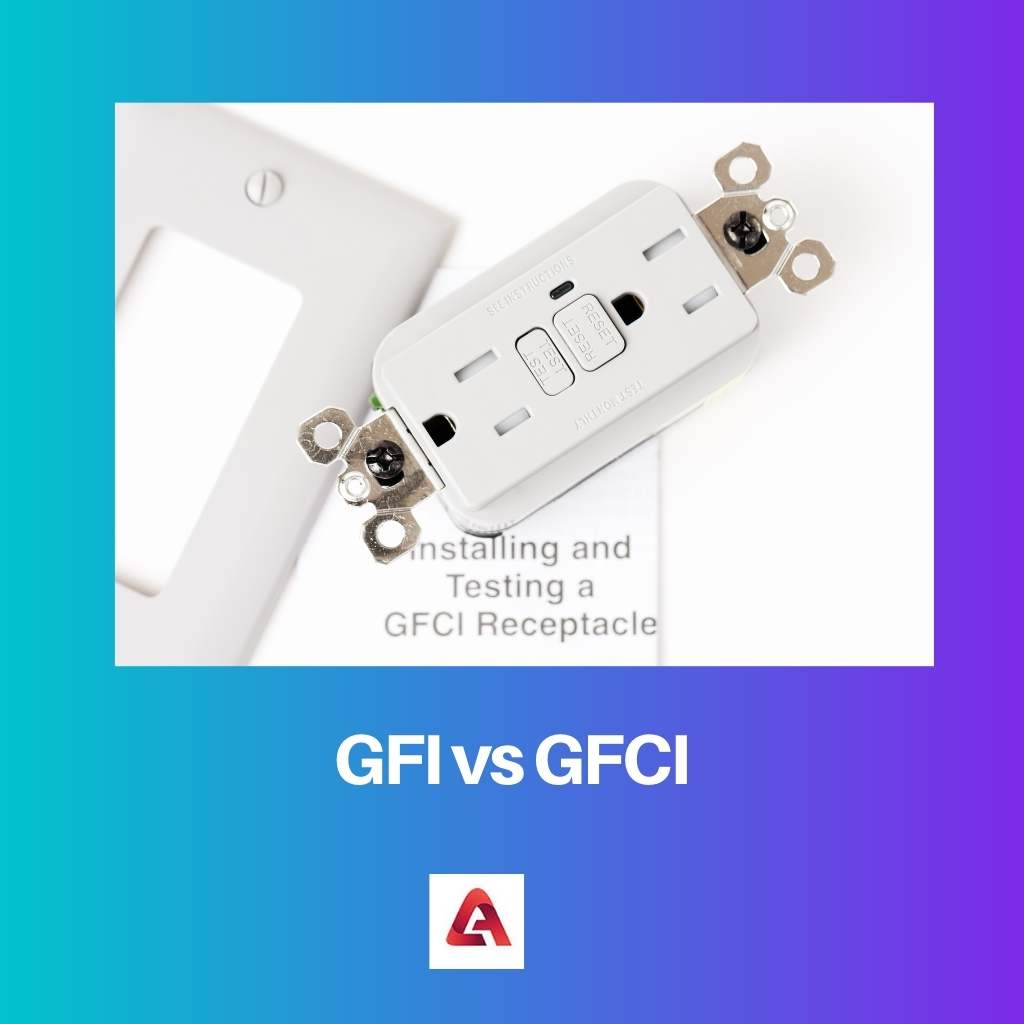 GFI vs GFCI