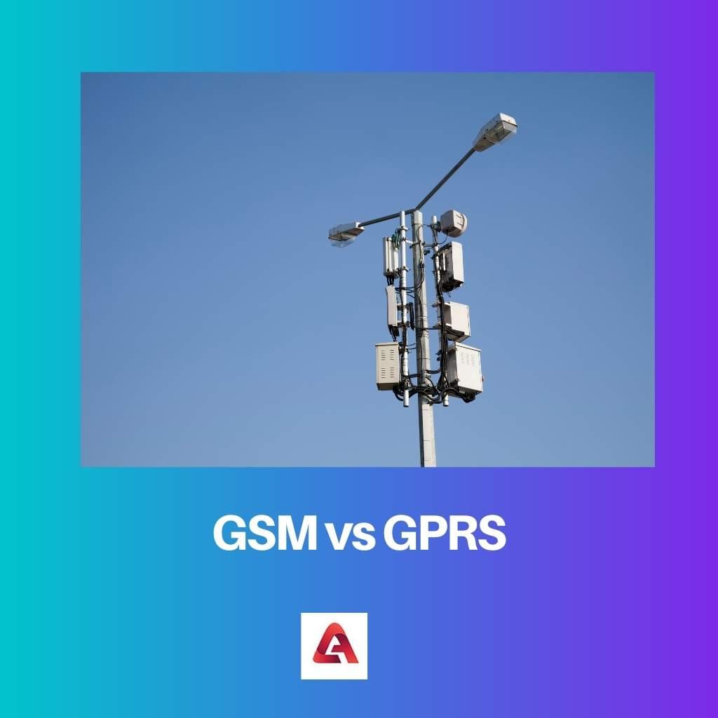 GSM vs GPRS