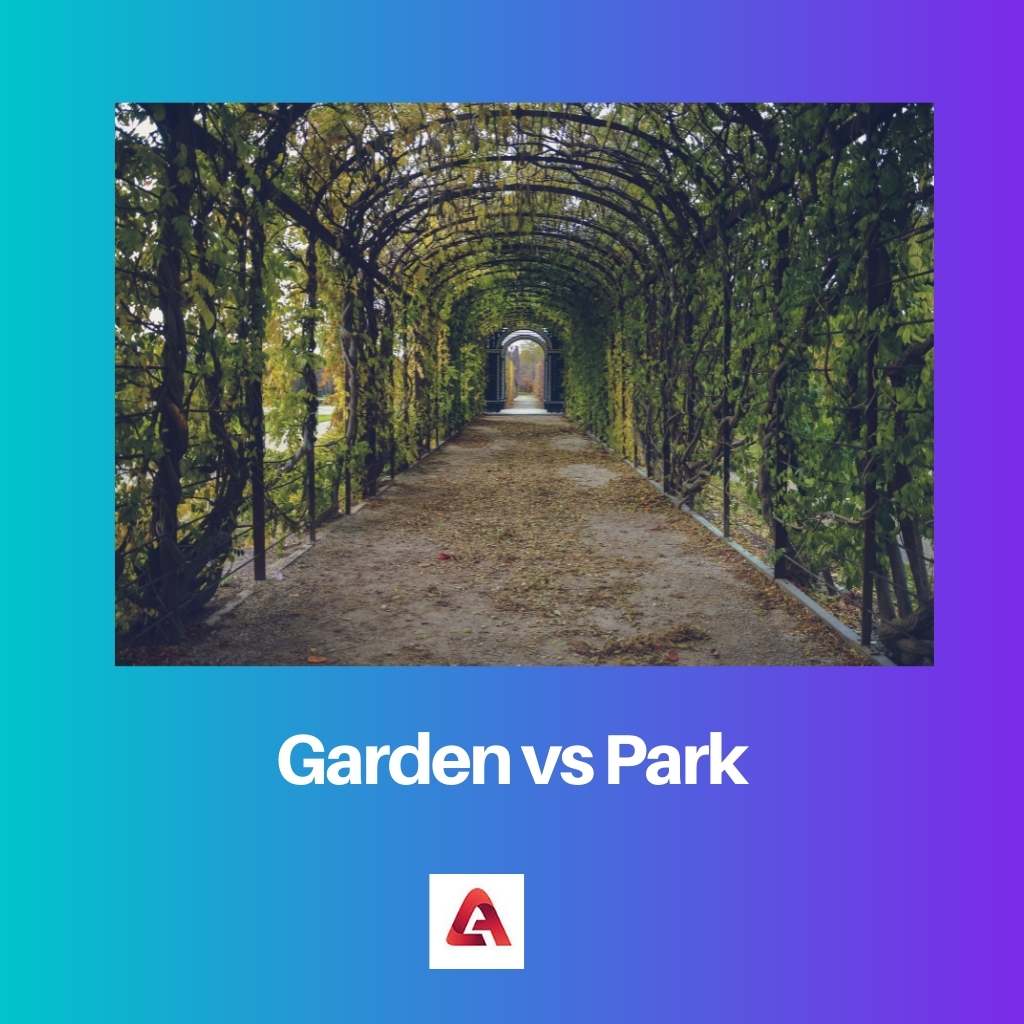 Garten gegen Park
