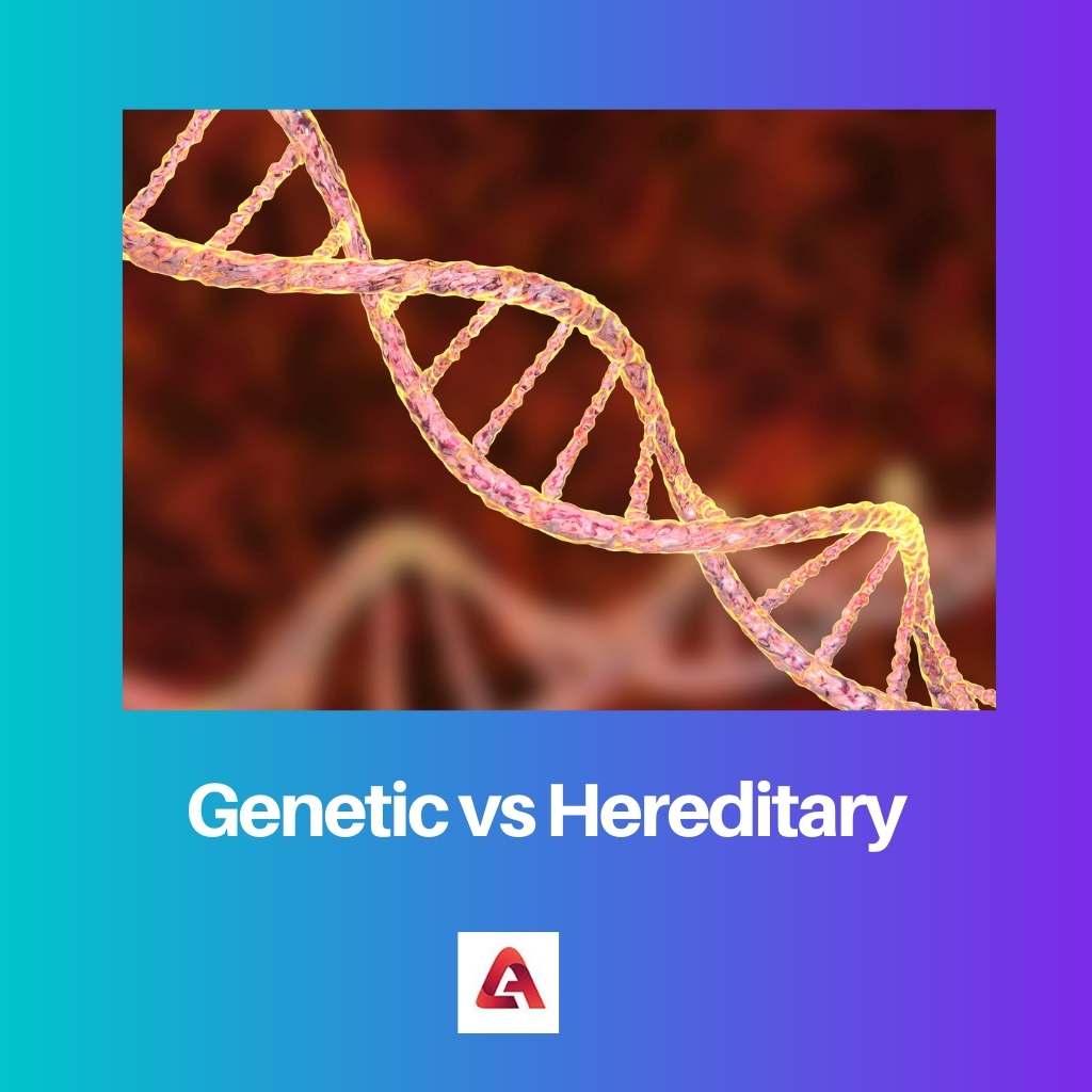 Génétique vs héréditaire