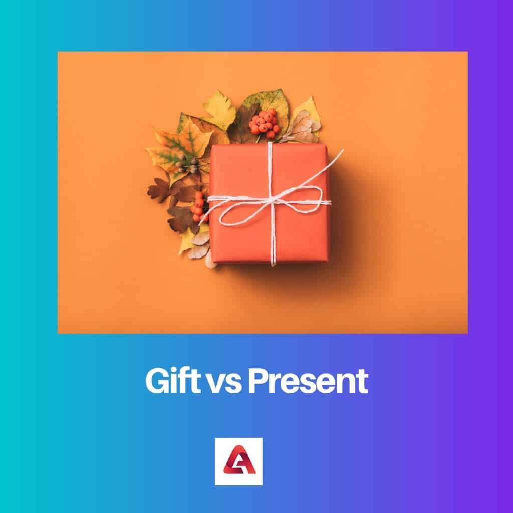 gift and presentation difference