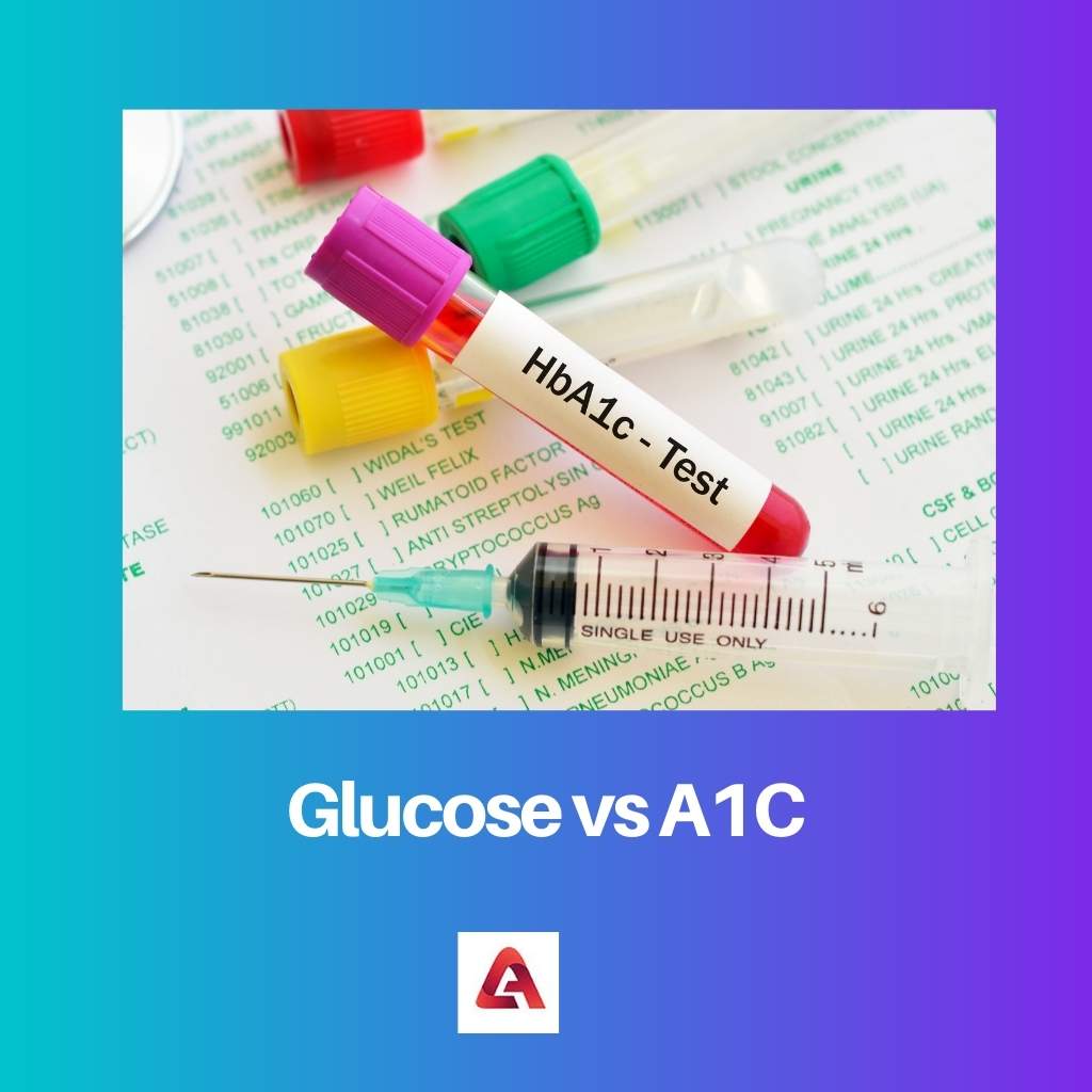 Glucosa frente a A1C