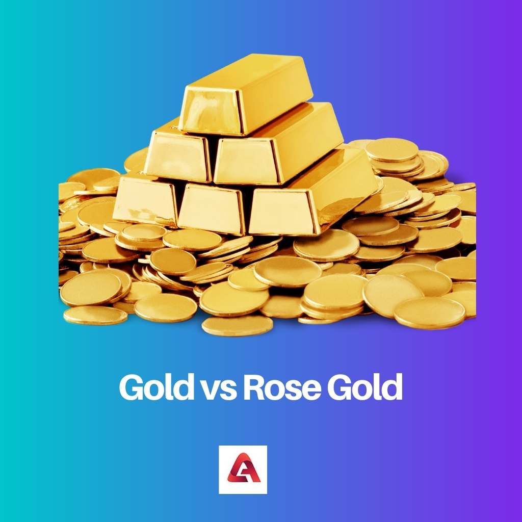 Gold gegen Roségold