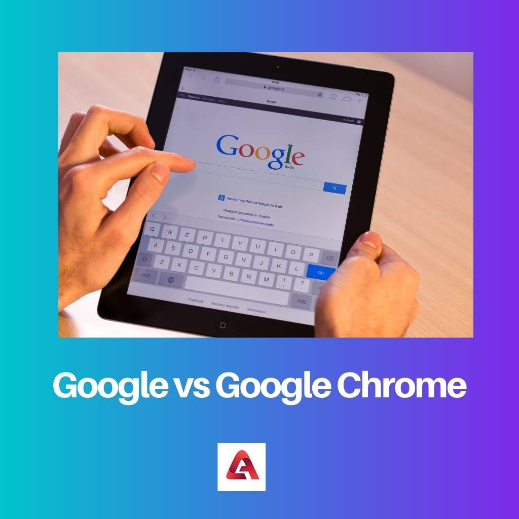 Google vs Google Chrome