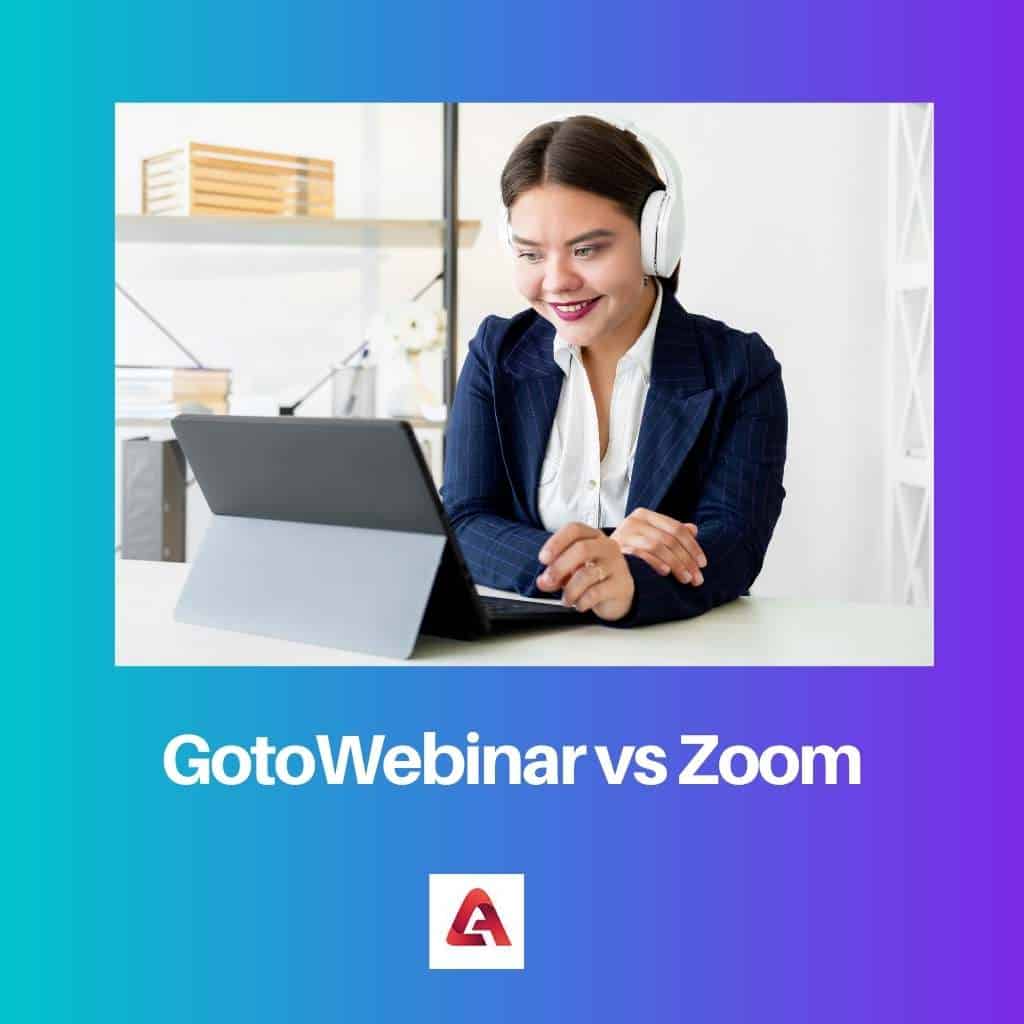 GotoWebinar contro Zoom