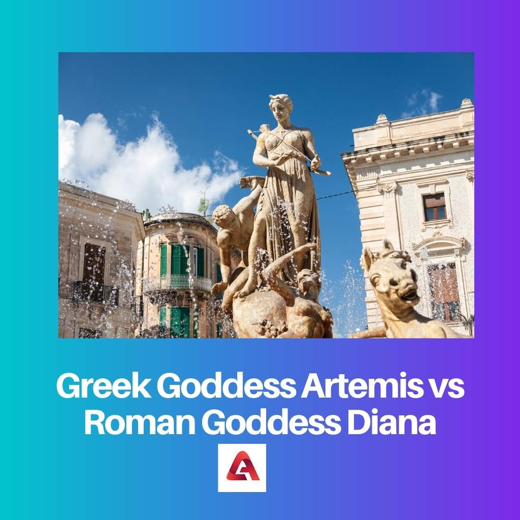 إلهة يونانية أرتميس مقابل آلهة رومانية ديانا